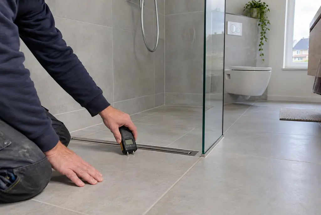 Lekdetectie Krimpen aan den IJssel – badkamer in een nieuwbouwwoning