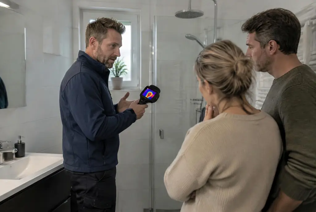 Lekdetectie Krimpen aan den IJssel – specialist legt bevindingen uit aan bewoner