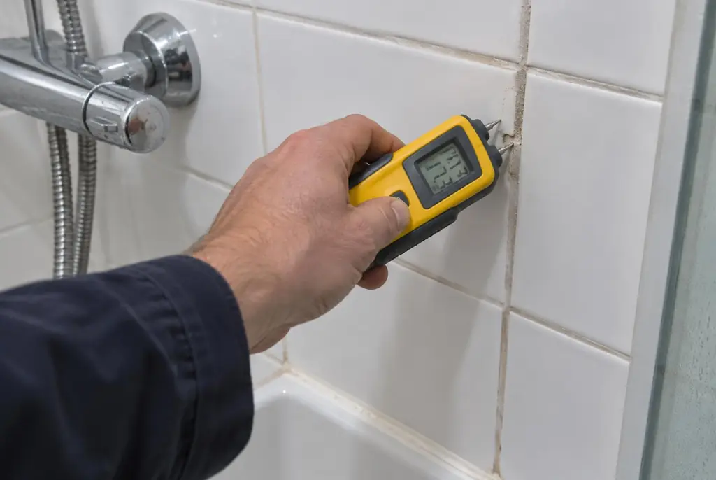 Lekdetectie Krimpen aan den IJssel – vochtmeter op badkamertegels bij de douche